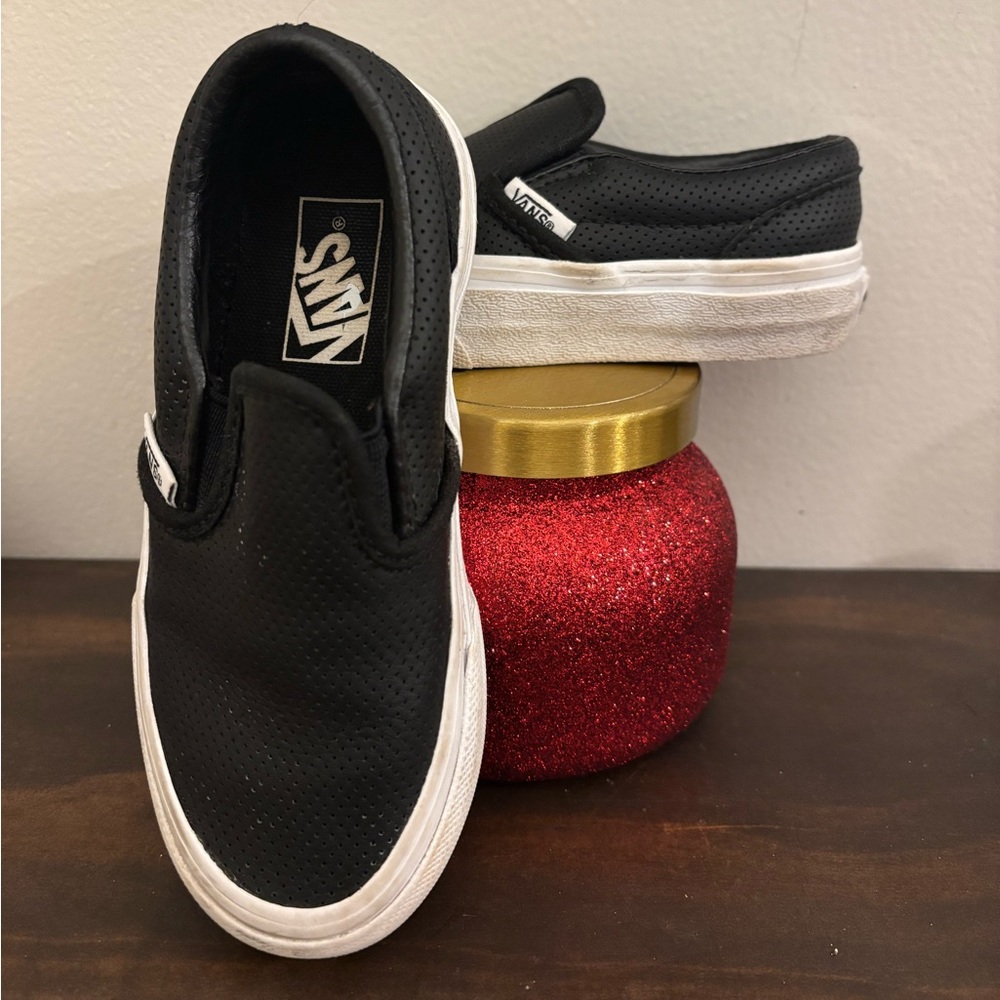 Vans | Black Slip-On Shoes